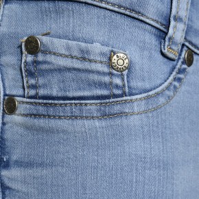 Blue Effect Mädchen cropped High-Waist Jeans light blue NORMAL