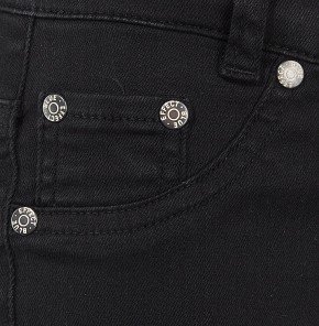 Blue Effect Mädchen High-Waist Jeans cropped schwarz SLIM