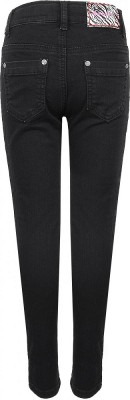 Blue Effect Mädchen Jeans ultrastretch seitlicher Streifen black denim NORMAL