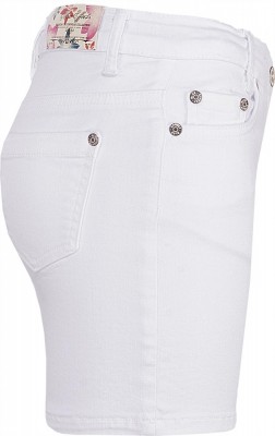 Blue Effect Mädchen Jeans Rock Knopfleiste vorne schneeweiß