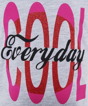 Blue Effect Mädchen T-Shirt COOL EVERYDAY hellgrau mele 128