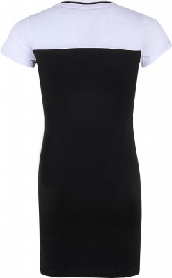 Blue Effect Mädchen Kurzarm Jersey-Kleid GOOD VIBES Glitzer schwarz