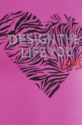 Blue Effect Mädchen T-Shirt DESIGN THE LIFE YOU orchidee