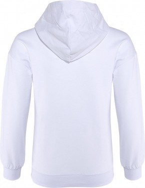 Blue Effect Mädchen Kapuzen-Sweat-Shirt / Hoodie BE CAREFUL schneeweiß