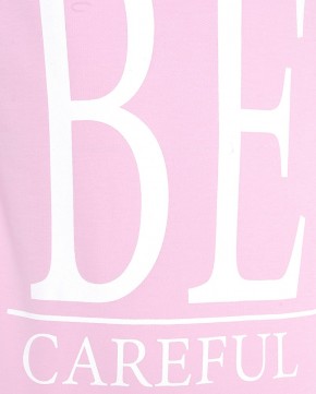 Blue Effect Mädchen Kapuzen-Sweat-Shirt / Hoodie BE CAREFUL oleander