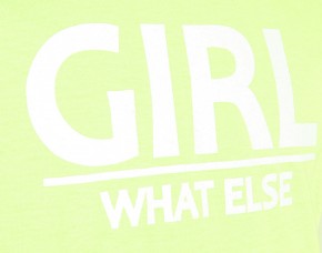 Blue Effect Mädchen Boxy T-Shirt GIRL WHAT ELSE neongelb 152
