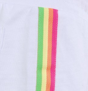 Blue Effect Mädchen Sweat Short seitlicher Streifen schneeweiß NORMAL