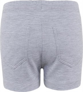 Blue Effect Mädchen Sweat Short seitlicher Streifen hellgrau melange NORMAL