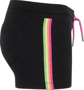 Blue Effect Mädchen Sweat Short seitlicher Streifen schwarz NORMAL