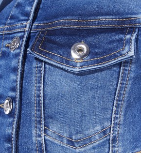 Blue Effect Mädchen Jeans-Jacke light blue 164