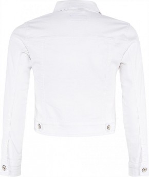 Blue Effect Mädchen Jeans-Jacke weiß