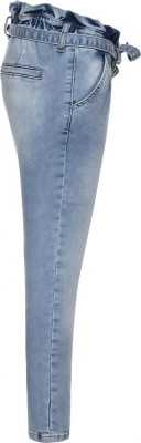 Blue Effect Mädchen Paperbag High-Waist Jeans light blue NORMAL