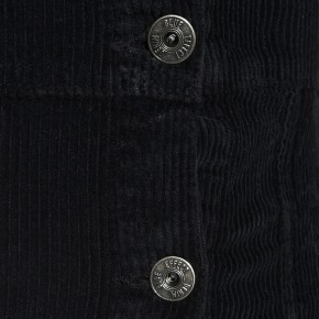 Blue Effect Mädchen Cord Latzkleid mit Knopfleiste schwarz