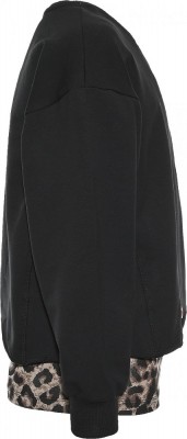 Blue Effect Mädchen Boxy-Sweat-Shirt + Top schwarz leo