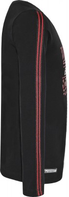 Blue Effect Mädchen Langarm-Shirt/Longsleeve BE YOURSELF schwarz rot 140