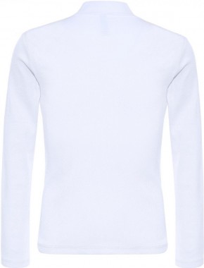 Blue Effect Mädchen geripptes Langarm-Shirt/Longsleeve schneeweiß