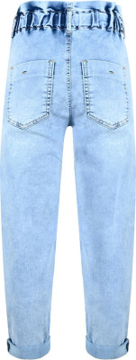 Blue Effect Mädchen cropped Balloon-Fit Jeans Paperbag light blue NORMAL
