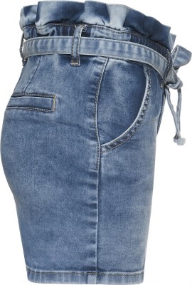 Blue Effect Mädchen High-Waist Paperbag Jeans Rock light blue 164