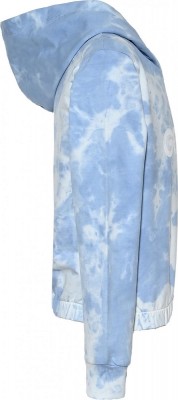 Blue Effect Mädchen Boxy Kapuzen-Sweat-Shirt / Hoodie GRATEFUL blau batik 176