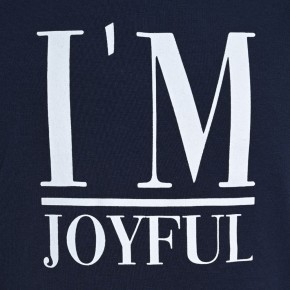 Blue Effect Mädchen T-Shirt I AM JOYFUL dunkelmarine 128