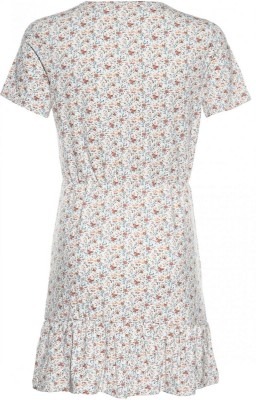 Blue Effect Mädchen Kurzarm-Kleid Blumen orange