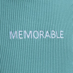 Blue Effect Mädchen geripptes Crop T-Shirt MEMORABLE karibikgrün 140