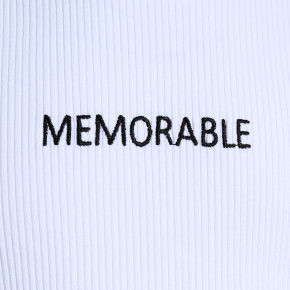 Blue Effect Mädchen geripptes T-Shirt MEMORABLE schneeweiß 152