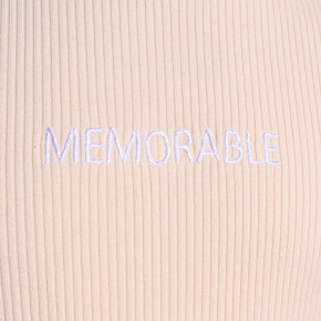 Blue Effect Mädchen geripptes T-Shirt MEMORABLE softorange