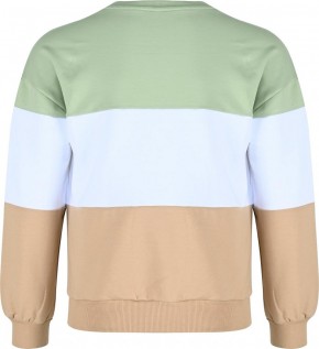 Blue Effect Mädchen Sweater Farbblock moos