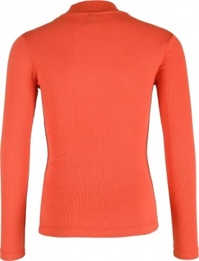 Blue Effect Mädchen geripptes Langarm-Shirt/Longsleeve ziegelrot