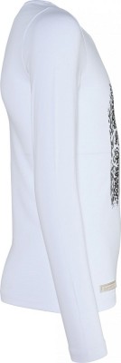 Blue Effect Mädchen Langarm-Shirt/Longsleeve Beautiful weiß