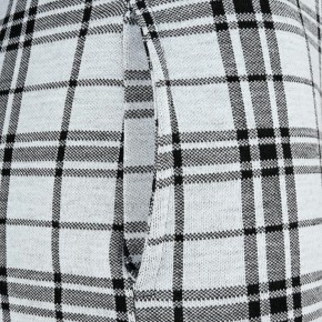 Blue Effect Mädchen Langarm-Kleid Oohlala Sweat-Kleid Karo grau schwarz 176