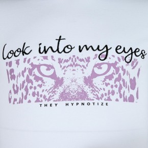 Blue Effect Mädchen Langarm-Shirt/Longsleeve LOOK INTO MY EYES weiß