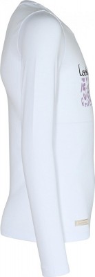 Blue Effect Mädchen Langarm-Shirt/Longsleeve LOOK INTO MY EYES weiß