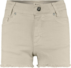 Blue Effect Mädchen High-Waist Jeans Shorts Open Seam beige NORMAL