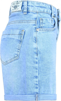 Blue Effect Mädchen High-Waist Balloon-Fit Jeans Shorts light blue NORMAL 152
