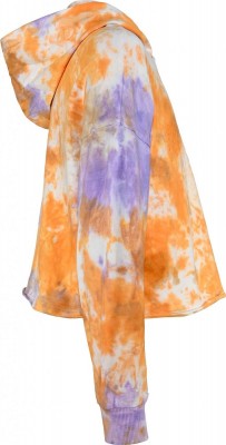 Blue Effect Mädchen Boxy Kapuzen-Sweat-Shirt / Hoodie HAPPYDAY Batik orange purple
