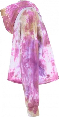 Blue Effect Mädchen Boxy Kapuzen-Sweat-Shirt / Hoodie HAPPYDAY Batik pink beige