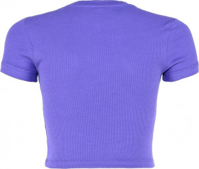 Blue Effect Mädchen geripptes Crop T-Shirt purple 152