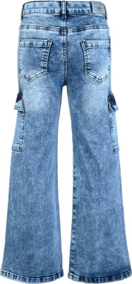 Blue Effect Mädchen Wide Leg Cargo Jeans medium blue NORMAL