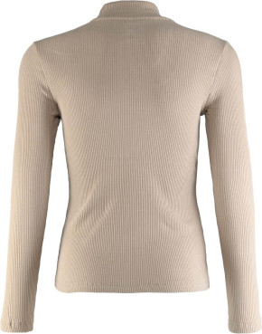 Blue Effect Mädchen geripptes Langarm-Shirt/Longsleeve macchiato