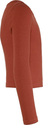 Blue Effect Mädchen geripptes Boxy Langarm-Shirt rost 176