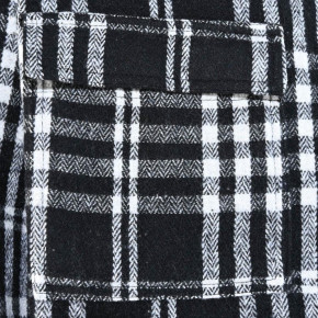 Blue Effect Mädchen Overshirt Jacke karo schwarz