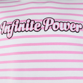 Blue Effect Mädchen Sweat-Shirt/Sweater INFINITE POWER pink weiß Streifen