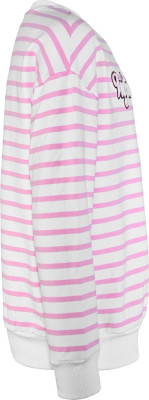 Blue Effect Mädchen Sweat-Shirt/Sweater INFINITE POWER pink weiß Streifen