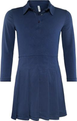 Blue Effect Mädchen Langarm-Kleid dunkelmarine
