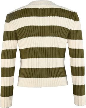 Blue Effect Mädchen Strick Pullover Streifen beige grün