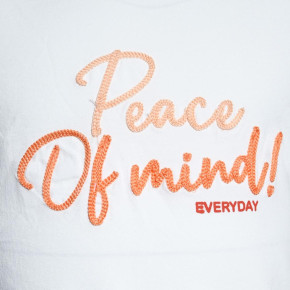 Blue Effect Mädchen T-Shirt PEACE of MIND weiß