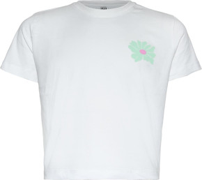 Blue Effect Mädchen Boxy T-Shirt LE TEMPS DES FLEURS weiß