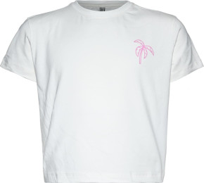 Blue Effect Mädchen Boxy T-Shirt THIS IS THE LIFE weiß